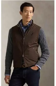 Polo Ralph Lauren Die verstaubare Daunenweste Colden (100051365) leder