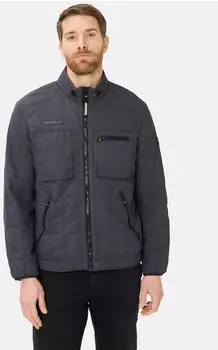 Camel Active 430994 Blouson &Uuml;bergangsjacke mit Stehkragen blau
