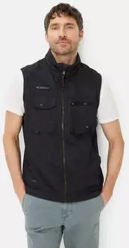 Camel Active Multipocket Weste mit Stehkragen (460890-3N01) dark navy