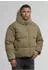 Urban Classics Puffer Jacket With Flap Hood Steppjacke (TB8027) oliv