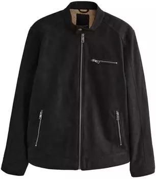 Next Fashion Borg Übergangsjacke Regular Fit (24901816) schwarz