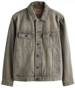 Next Fashion Jeansjacke mit Waschungseffekt, Regular Fit (H5677103) grey denim