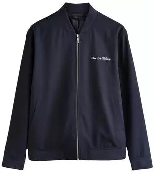 Next Fashion Motionflex Blouson mit Trichterkragen marine/weiß