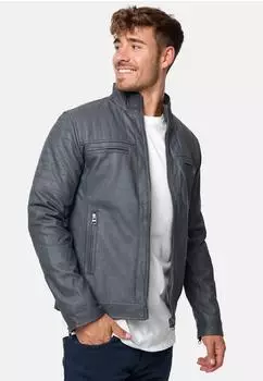 Indicode Brook Kunstlederjacke Regular Fit raven