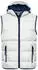 James & Nicholson Men's Maritime Vest Steppweste mit angeschnittener Kapuze (JN1076) irish-green/white