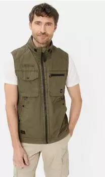 Camel Active Outdoor Weste mit Innentaschen Regular Fit (460140-7N60) deep olive