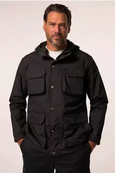 JP 1880 Leichtstepp Jacke Bauchfit mit Kapuze (834043)
