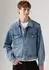 Levi's Western Trucker T3 Jeansjacke mit Waschungseffekt, Lockere Passform (3O00000) blue denim