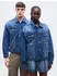 Calvin Klein 90s Horizon Trucker Denimjacke mit Waschungseffekt (LV04RF705G) blue denim