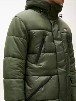 Tommy Hilfiger Wasserabweisender Relaxed Padded Parka (DM0DM22251) pewter gr&uuml;n