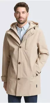 Tom Tailor 2-in-1 Wollmantel abnehmbarer Innenjacke (1046983) beige