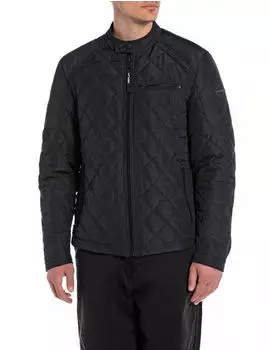 Replay Kurze Jacke aus Oxford-Polyester (M8000.000.84442) deep blue