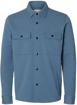 Selected Slhjackie Sweat Jacket Noos (16085115) blue mirage