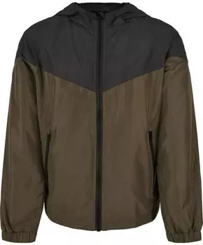 Urban Classics 2-Tone Tech Windrunner (UCK2107) black/dark olive