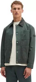 Marc O'Polo Outdoorjacke mit Cordkragen (92213704) mangrove