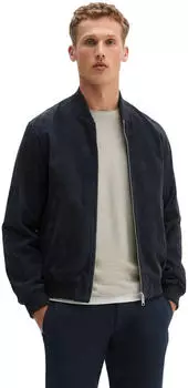 Marc O'Polo Lederjacke Regular aus Ziegenleder (26365607) dark navy