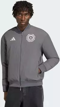 Adidas Mercedes T-Shirt (13WVL) dunkelgrau/beige