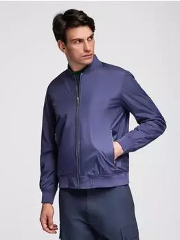 Ombre Ombre Bomberjacke Übergangsjacke dunkelblau