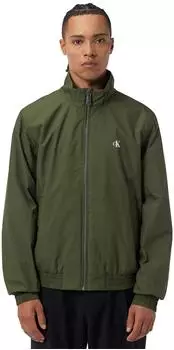 Calvin Klein LS Ripstop Padded Harrington Jacket with Hood (LV04RE515G) fatigue