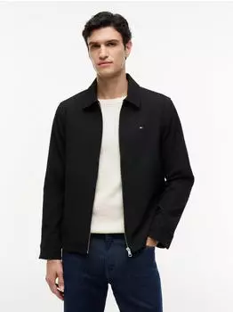 Tommy Hilfiger Packable Water Repellent Zip-Thru Ivy Jacket (MW0MW43491) schwarz