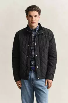 GANT Classic Quilted Jacket Regular Fit schwarz