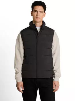 Tom Tailor Denim Steppweste mit Stehkragen (24100121) coal mine grey