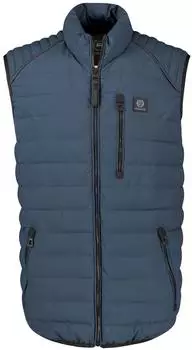 Lerros Sportive Steppweste mit hohem Kragen und Zippertaschen - Bold Navy (2687313_47802)