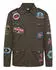 Philipp Plein Wool Long Coat With Patches (84593007) military