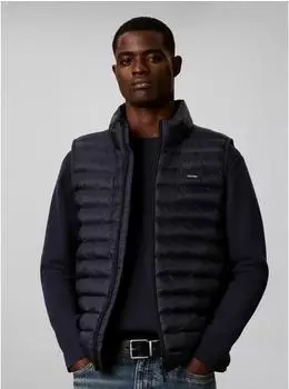 Calvin Klein Nylon Puffer Vest Regular Fit Steppweste (32563507) schwarz sapphire