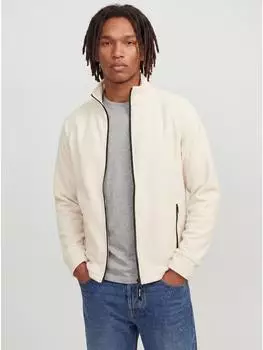 Jack & Jones JJPLUTO FLEECE JACKET Fleecejacke Regular Fit (12259675) moonbeam/creme