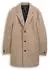 Tom Tailor Wollmantel mit Reverskragen beige/weiß