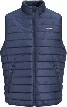 Jack & Jones JJELVIS Light Bodywarmer Collar Steppweste Regular Fit (70974429) navy blazer