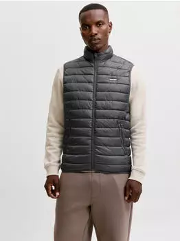 Jack & Jones JJELVIS leichte Steppweste mit Kragen Regular Fit (85118802) asphalt
