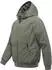 Ragwear Wesol Y Funktionsjacke mit verstellbarer Kapuze dark olive/schwarz olive