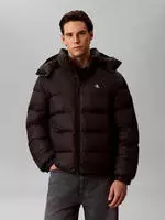 Steppjacke CALVIN KLEIN JEANS, Herren, Gr. S, schwarz, Web, Obermaterial: 100%