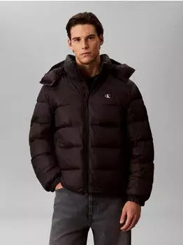 Calvin Klein Steppjacke Regular Fit mit Kapuze (LV04RG515G) schwarz