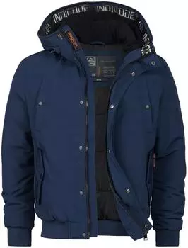 Indicode INAlbanos Winterjacke mit Kapuze (16063BS) blau