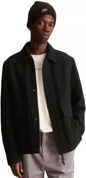 Marc O'Polo Wolljacke Regular in Bouclé (99108336) schwarz