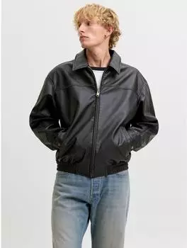 Jack & Jones JJMARLON PU Jacket Regular Fit (12298762) schwarz