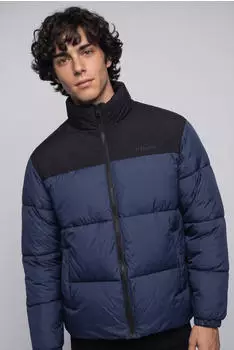 Jack & Jones Jjetoby Puffer Collar SN (56276515) sky captain detail:schwarz blocking
