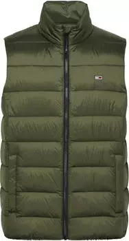 Tommy Hilfiger LT Down Vest Ext Quilted Vest with Down Padding (DM0DM20663) olive