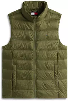 Tommy Hilfiger LT Down Vest Ext Quilted Vest with Down Padding (DM0DM20663) dark greenery