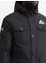Lonsdale Birling Winterjacke mit Kapuze Regular Fit schwarz/weiß