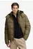 Superdry Premium Check Puffer Jacket mit Kapuze (M5012430A-M7Q) braun