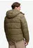 Superdry Premium Check Puffer Jacket mit Kapuze (M5012430A-M7Q) braun