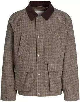 Jack & Jones SALAMANCO Barn Jacket mit Pattentaschen (12300436) dunkelbraun