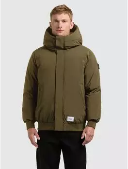 khujo BENSON Winterjacke mit abnehmbaren Rucksacktr&auml;gern everglades gr&uuml;n