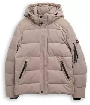 Tom Tailor Pufferjacke Mit Abnehmbarer Kapuze (1052361) driftwood taupe
