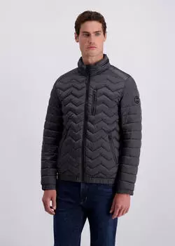 Pierre Cardin &Uuml;bergangsjacke mit Stepp und Stehkragen (10053935) asphalt