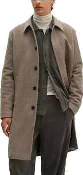 Marc O'Polo Wollmantel aus gewalktem Schurwoll-Mix (25350714) linen beige